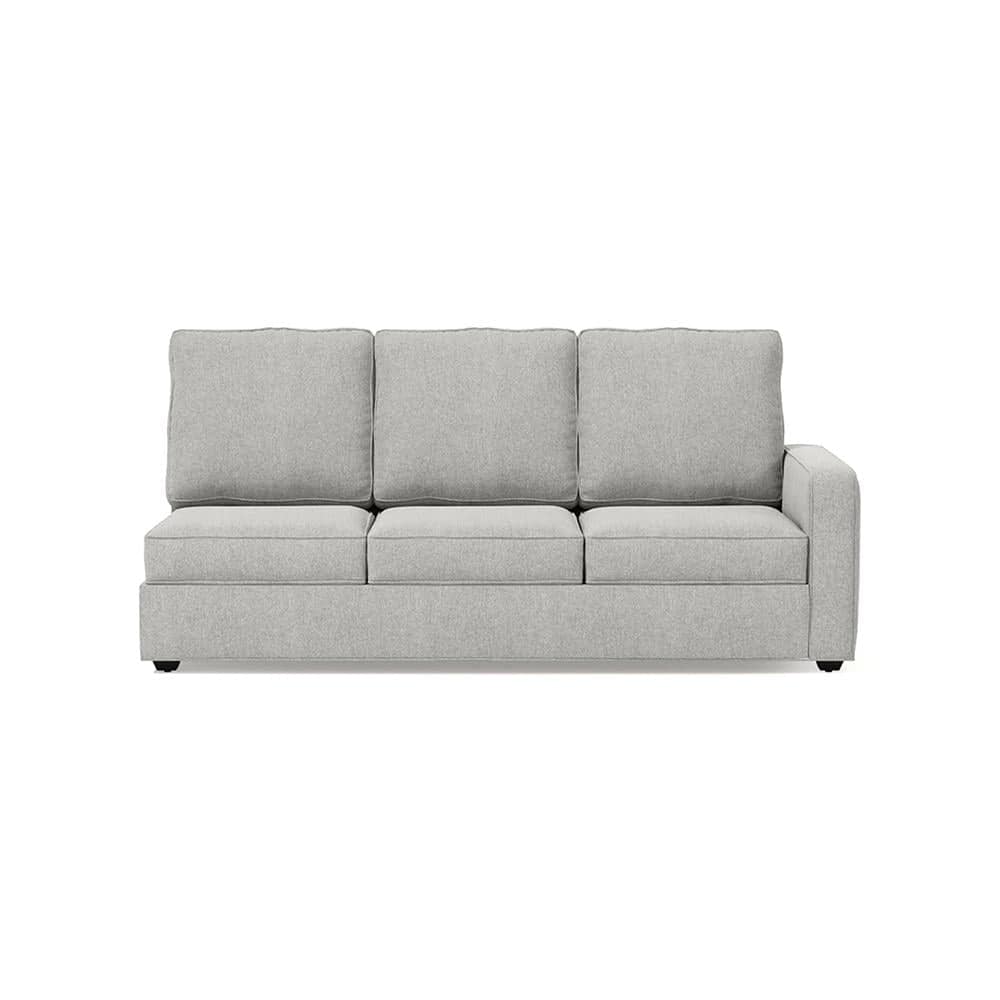 Apollo Compact Sofa (Colour : Vapour Grey, Cushion : Soft, Back Type : High Back, Seating Capacity : Left Aligned 3 Seater + Left Aligned Chaise)