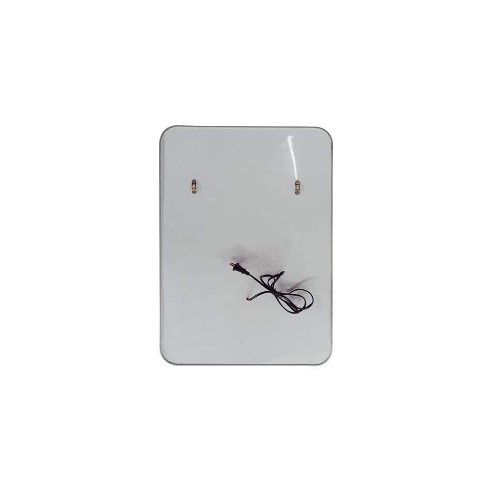 Aluminium LED Rectangular Decorative wall mirror by elegant arts and frames (Mirror size 24X18mm)