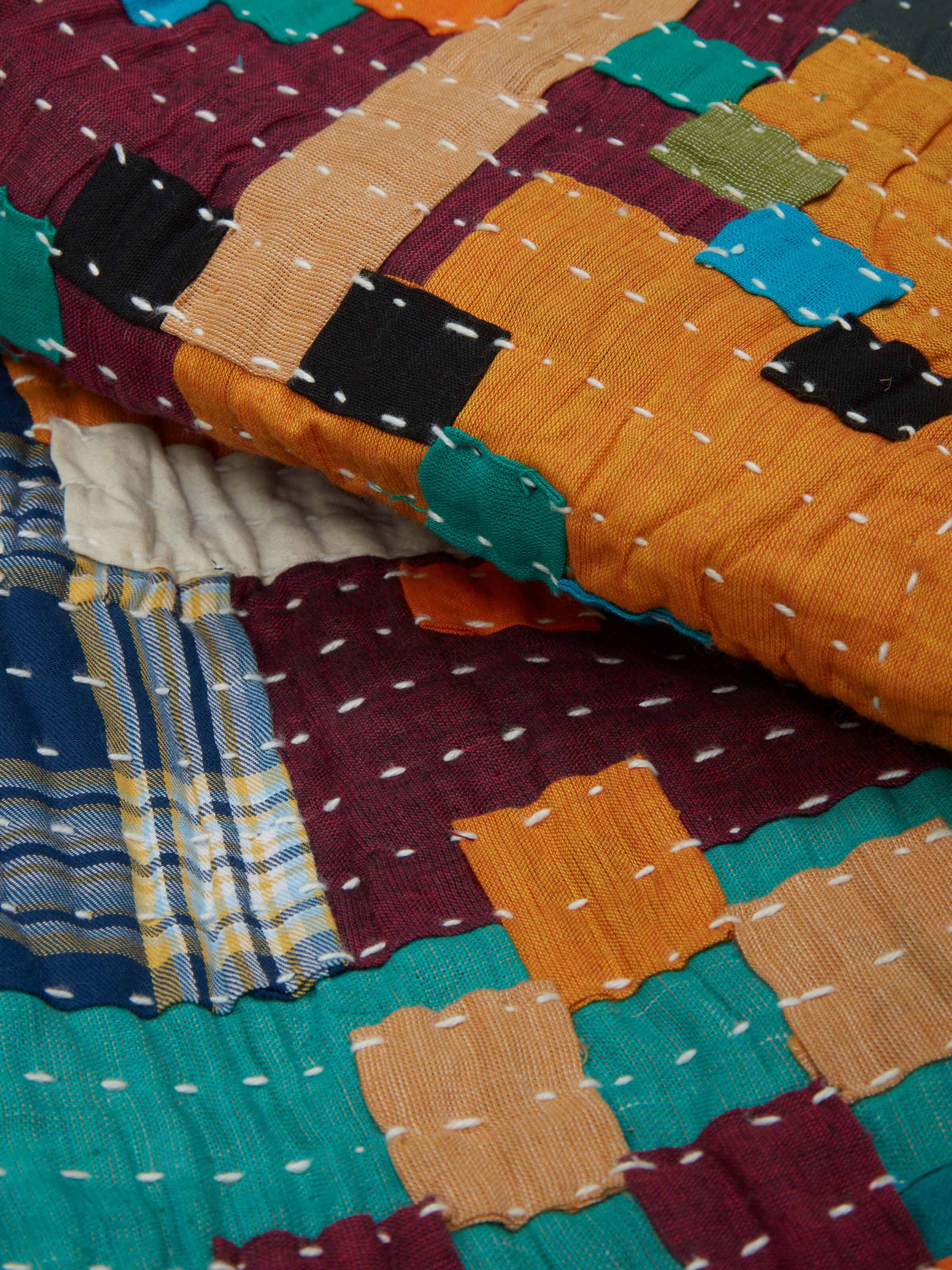 Siddi Geo Patchwork Single Bedspread