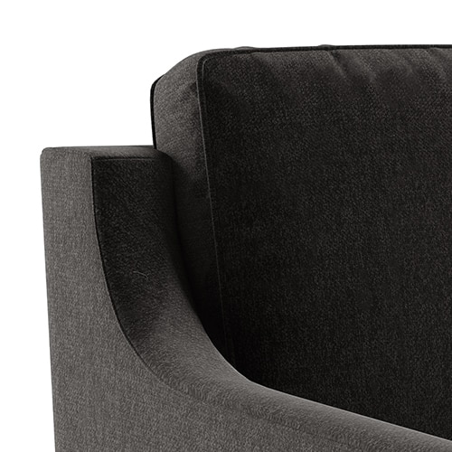 Abbey Sectional Sofa (Colour : Pebble Grey, Cushion : Soft, Seater : Right Aligned 2 Seater + Right Aligned Chaise)