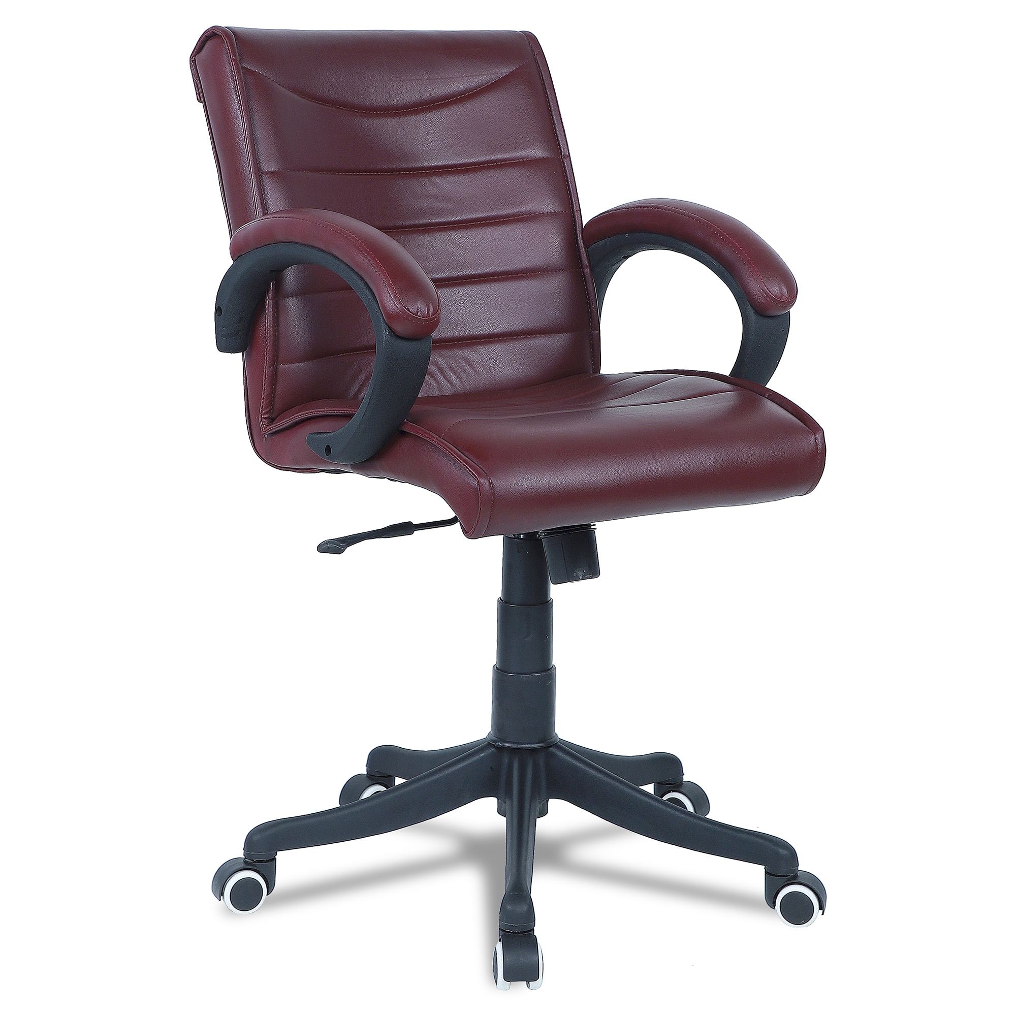 Joorrdonn Mid Back Executive Chair in Maroon Colour