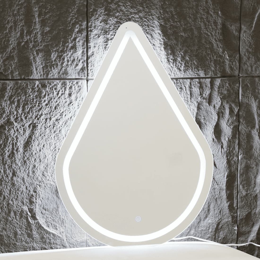 LED Water Drop Mirror Light - Modern and Stylish Illuminated  Mirror