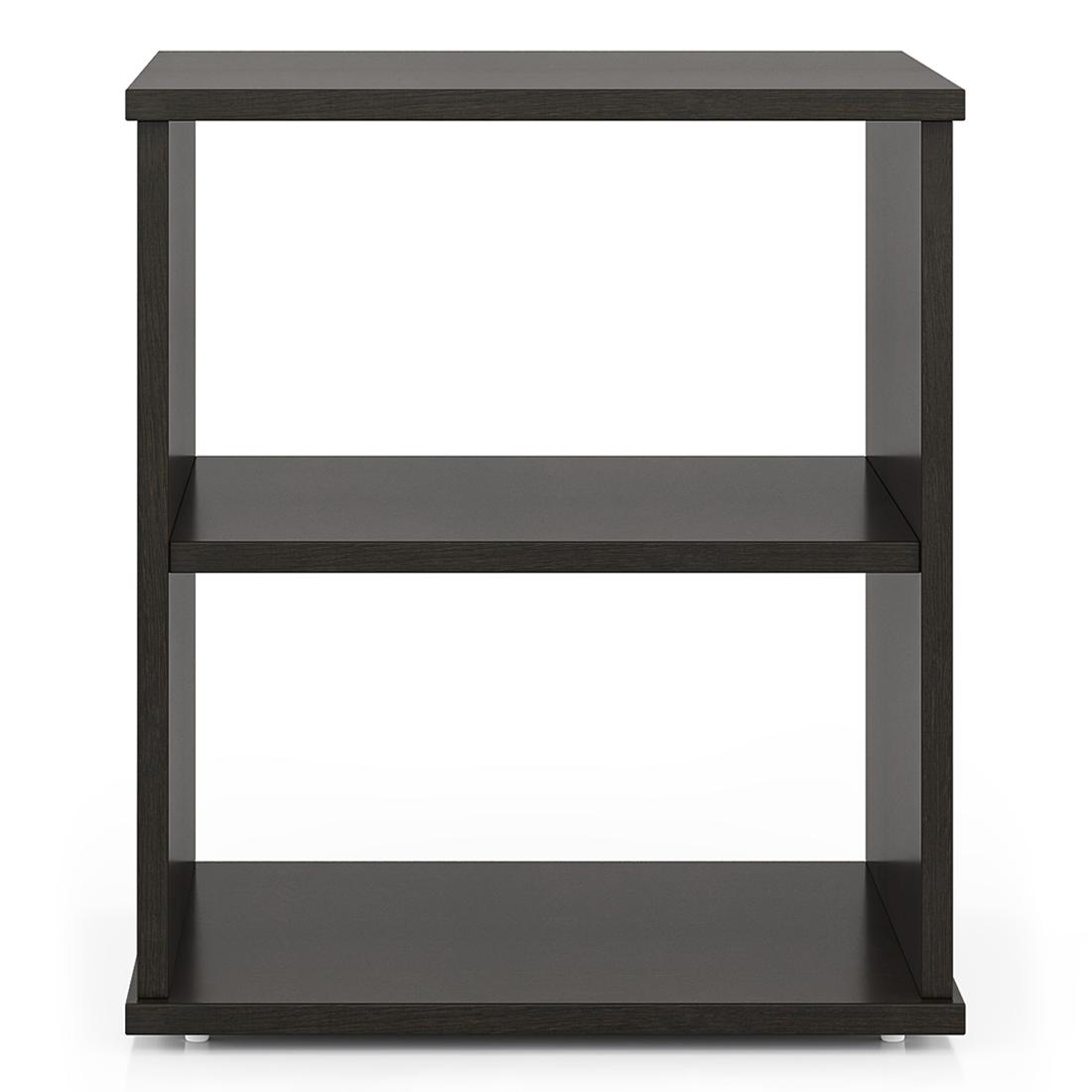 Wren Engineered Wood Bedside Table in Dark Wenge Finish
