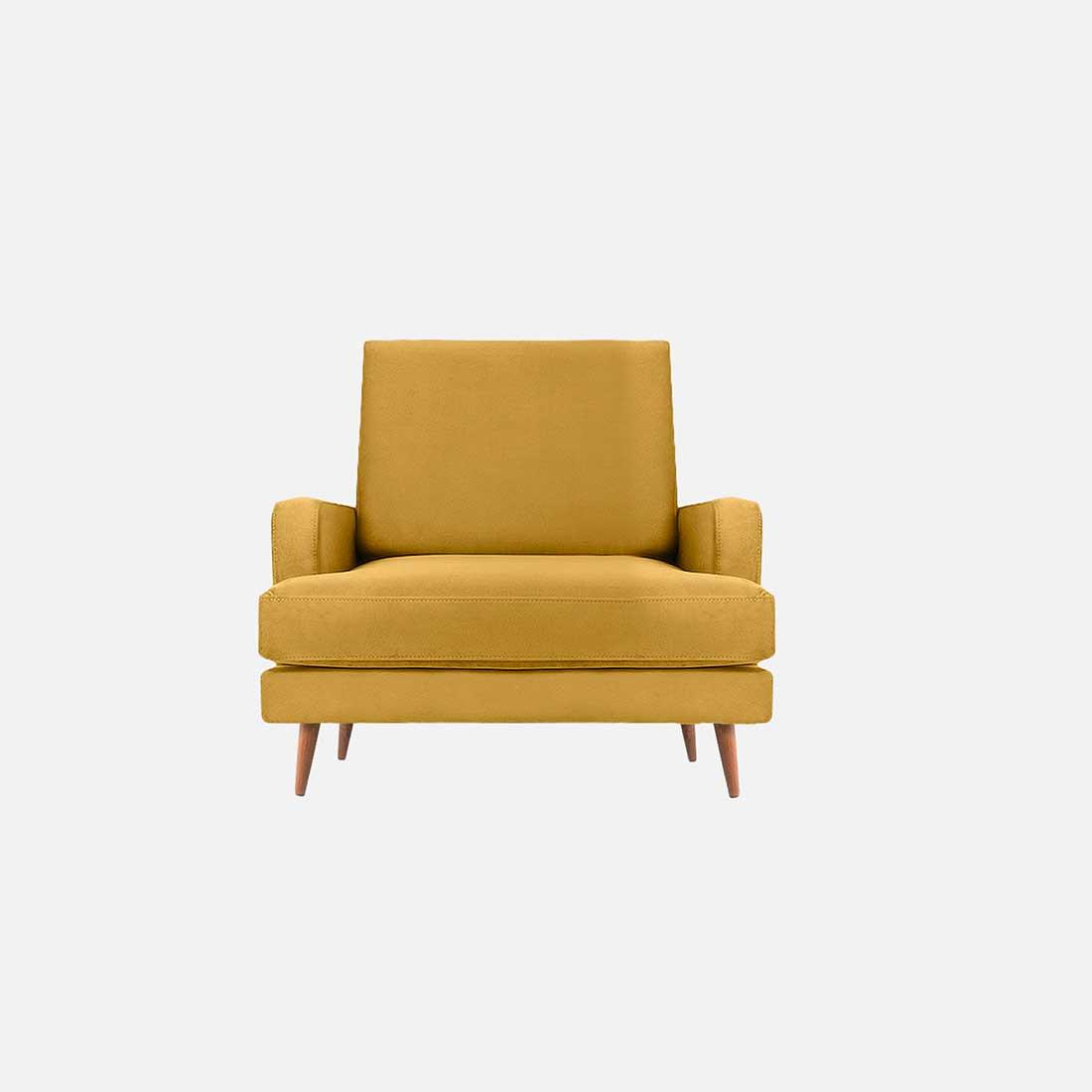 Alife Fabric Sofa (Yellow)