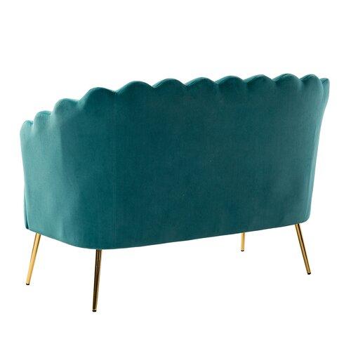 Ukraine Fabric Sofa (Blue)