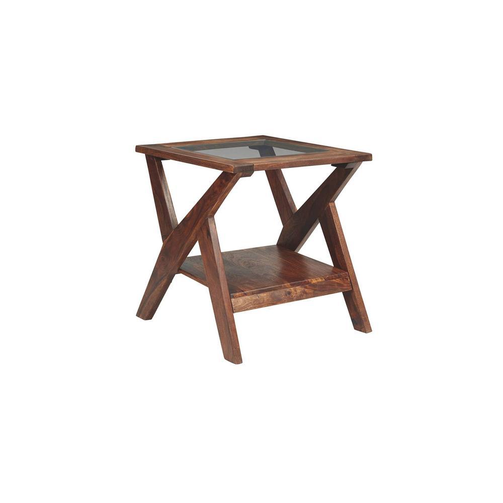 Etha Solid Wood Side Table