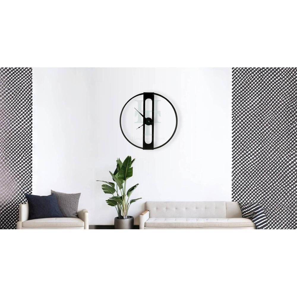 Modern Black Wall Clock