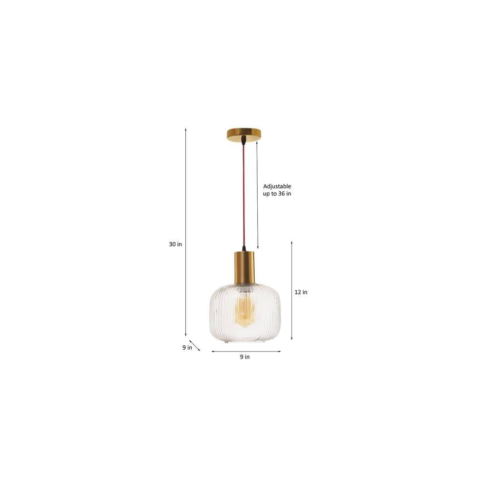Penny Glass Hanging Light
