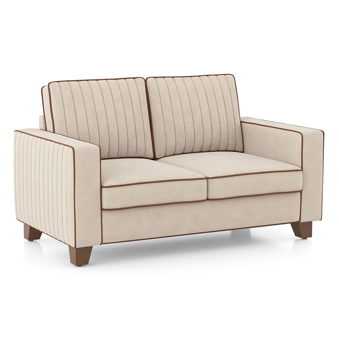 Apollo Neo Sofa (Colour : Classic Beige, Seating Capacity : 2 Seater, Cushion Type : Hard, Back Height : Regular Back)