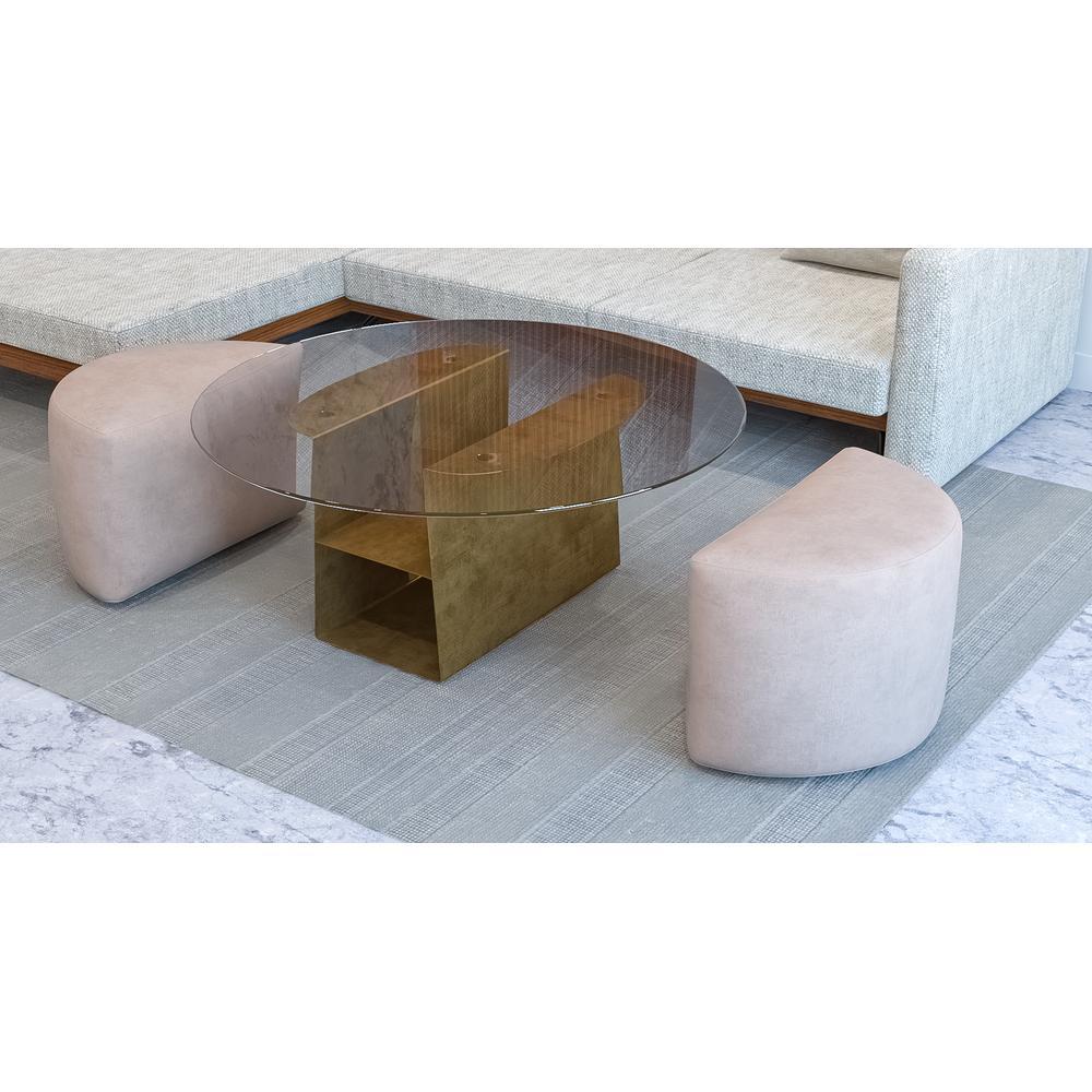 Elite Trapezio Space Saving Coffee Table Set