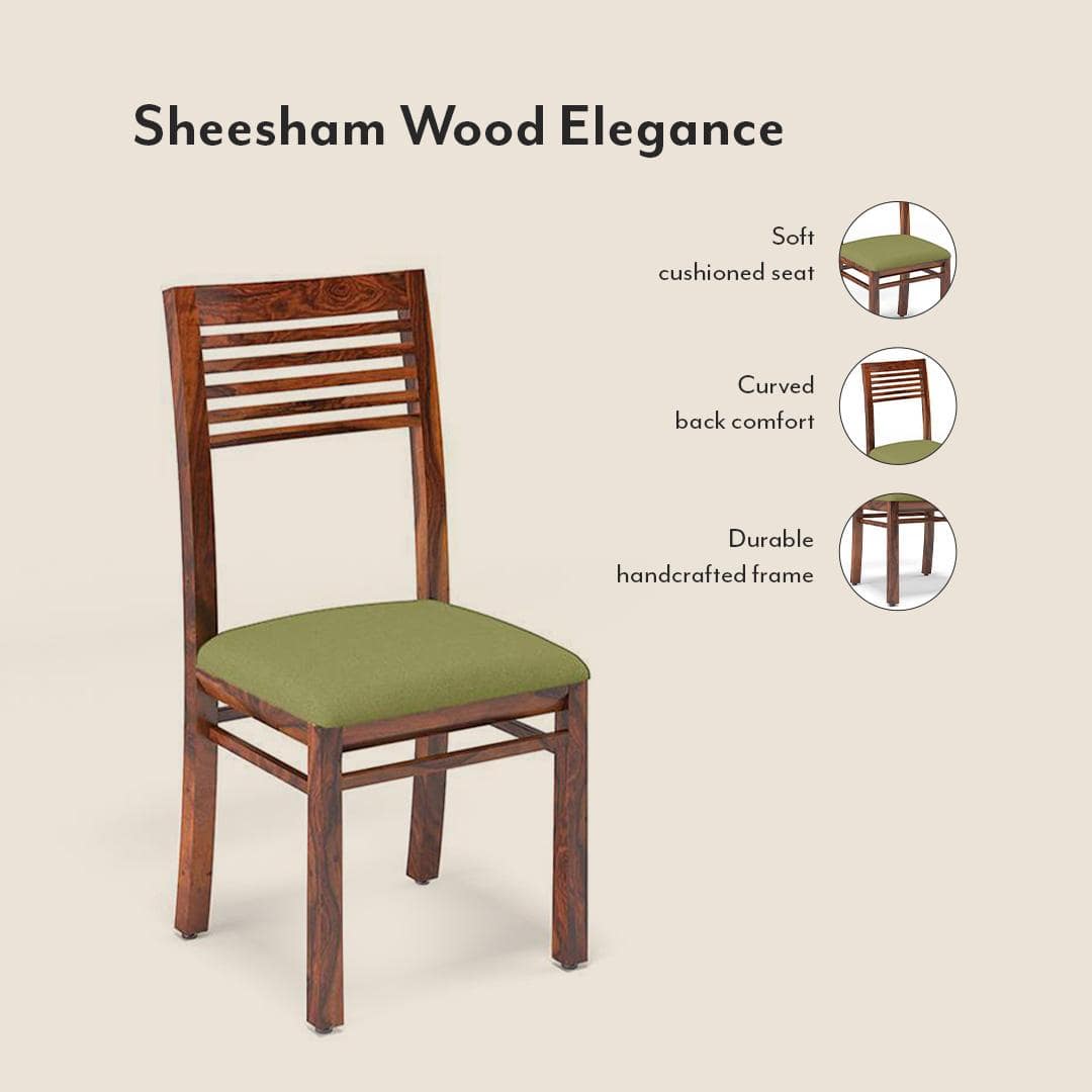 Floyd 6 Seater Dining Table Glass Top With Set Of 6 Zella Dining Chair