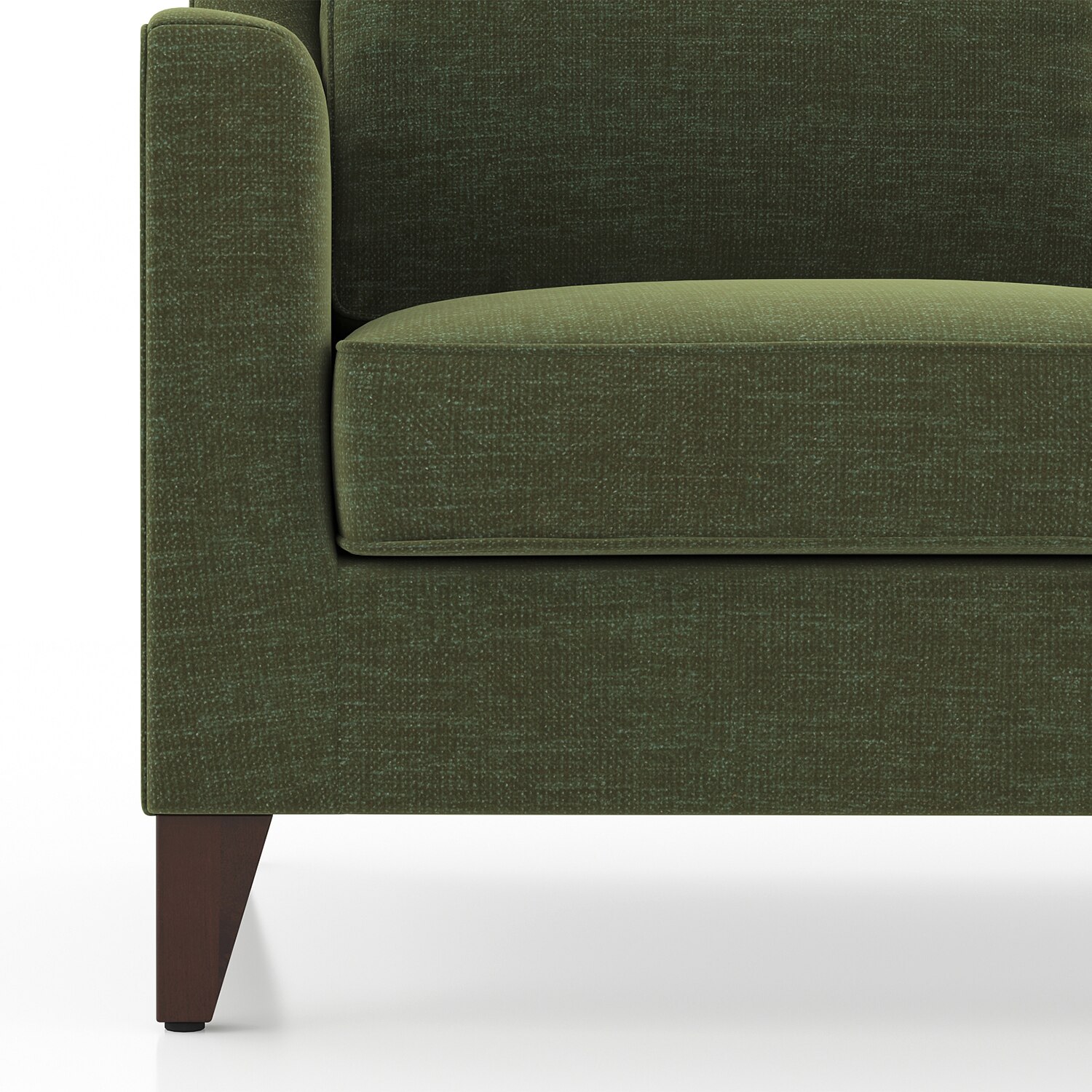 Abbey Sofa (Colour : Moss Green, Cushion : Soft, Seating Capacity : 2 Seater)