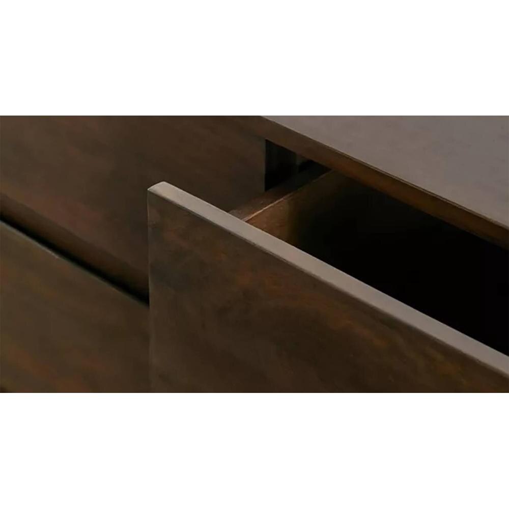 Mahe Mango Wood Chest Of Drawers In Provincial Teak Finish