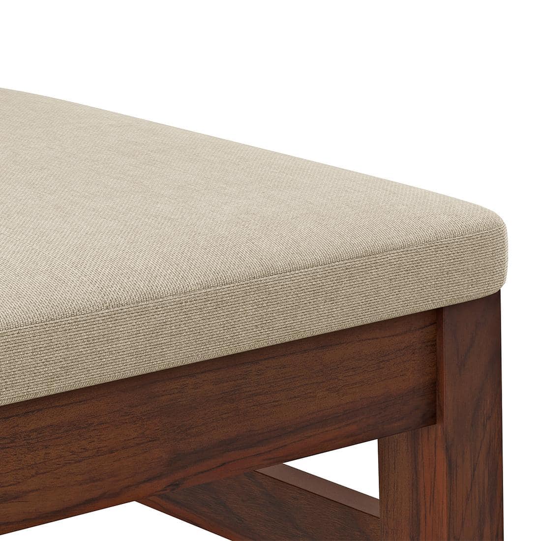 Arlo Teak Wood 6 Seater Storage Dining Table Finish - Teak with Tessa Dining Chair Set