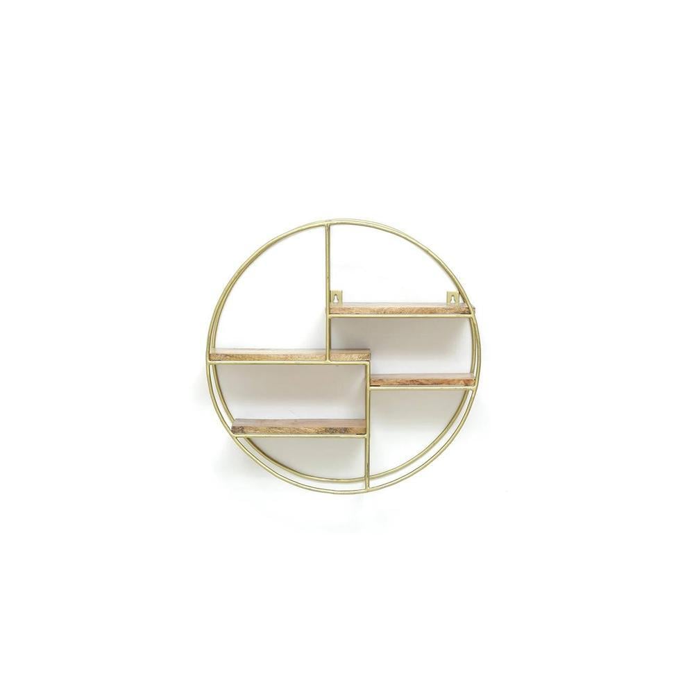 WOODENMOOD Round Wall Rack