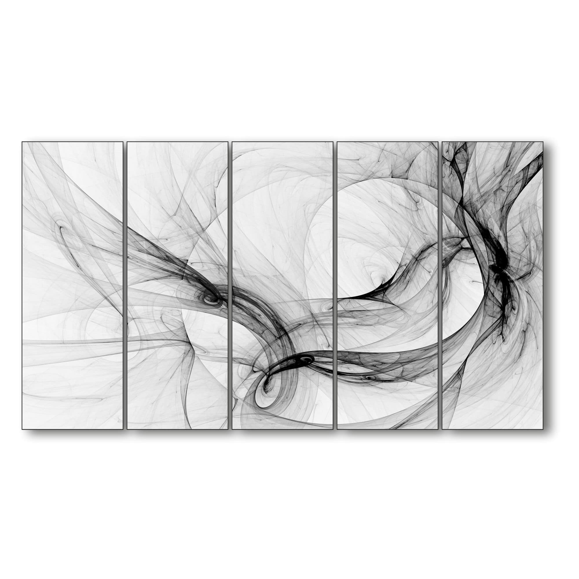 The Castle Decor Abstract Wall Painting Wooden Framed 27x48 Inch for Living Room (Style 9) - The Castle Decor