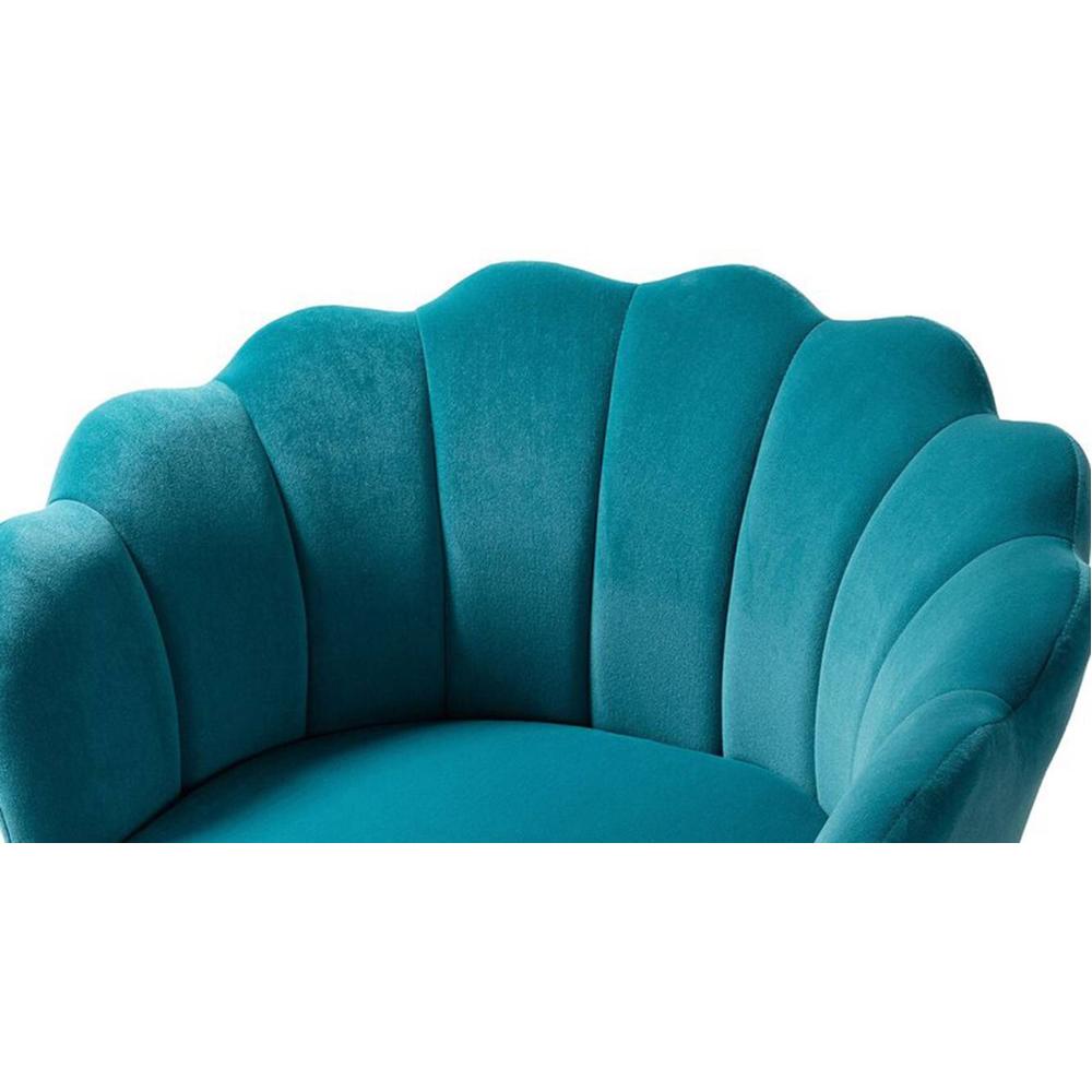 Foster Accent Chair in Teak Blue Colour