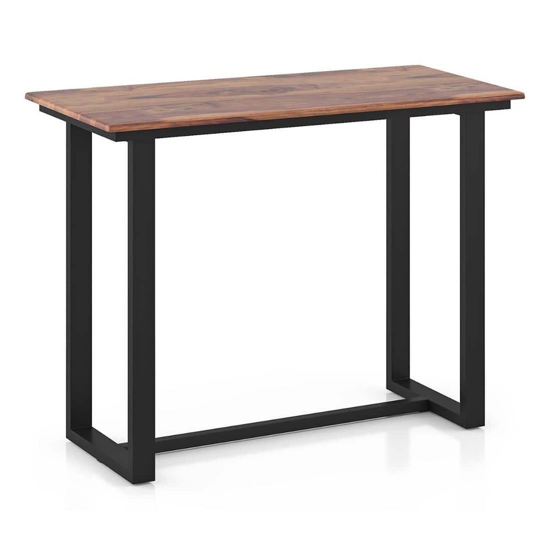 Dustin Solid Wood Study Table in Teak Finish