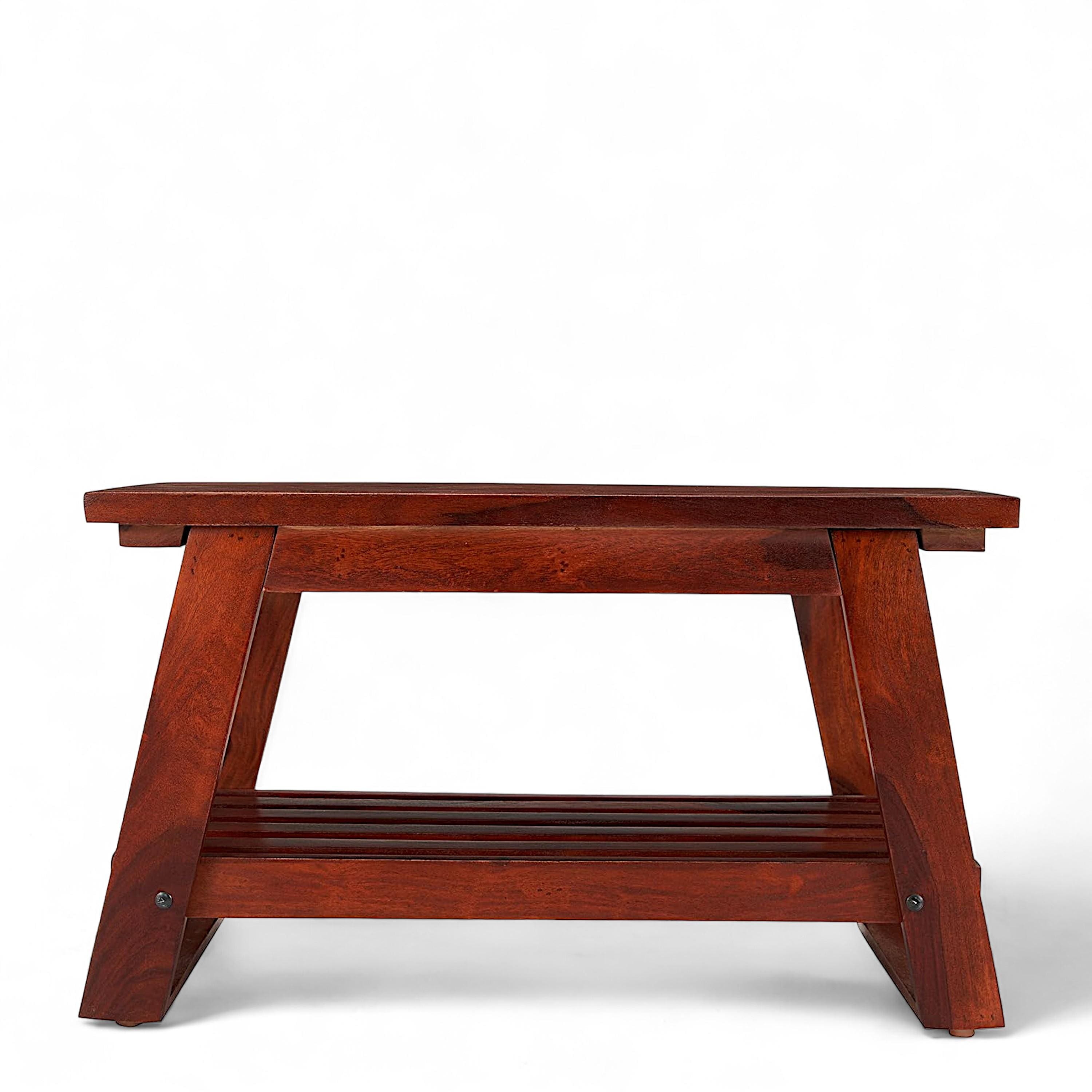 Alison Sheesham Wood Accent Rectangle Coffee Table In Honey Finish