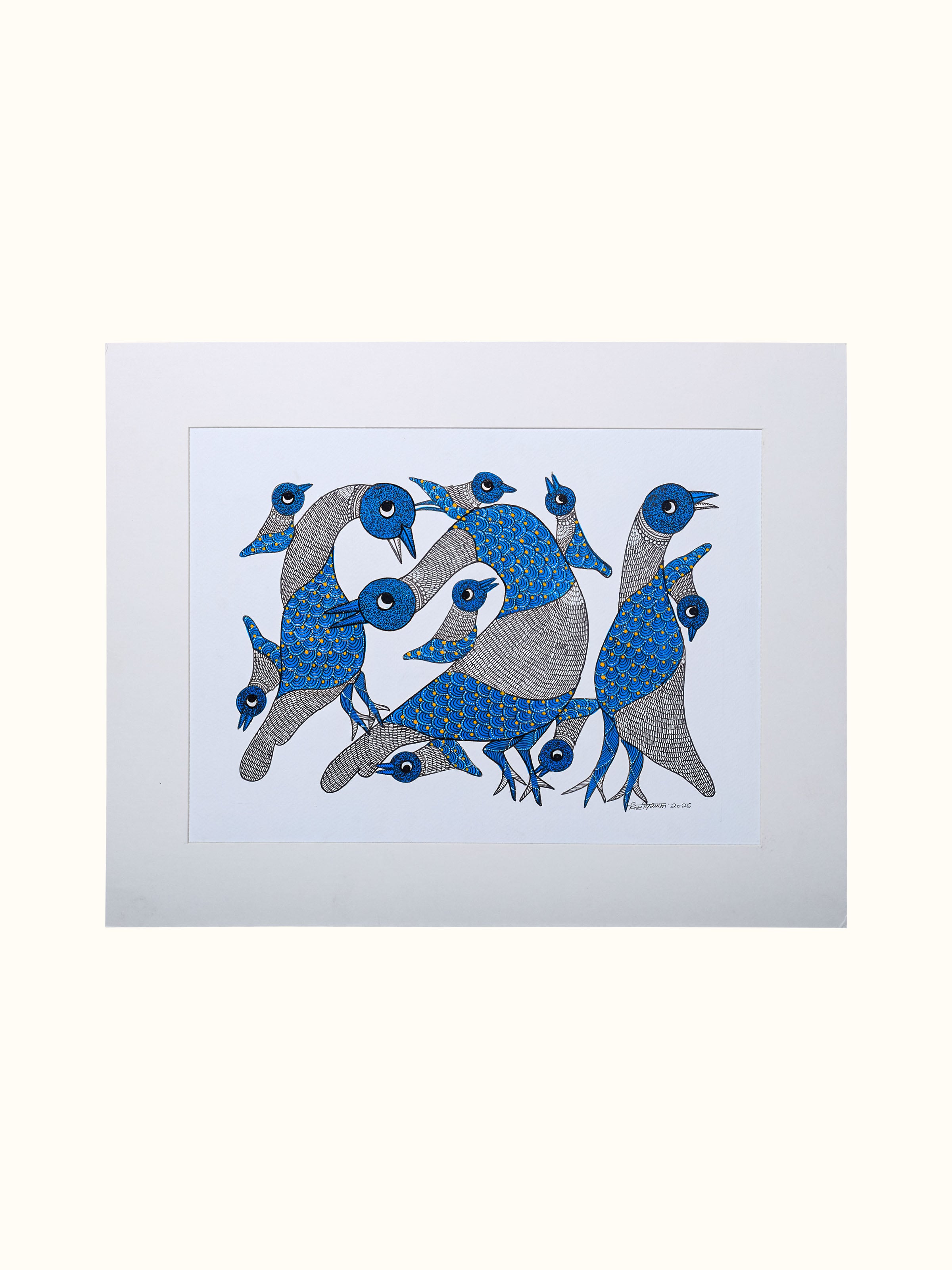 Silent Flock Gond Art