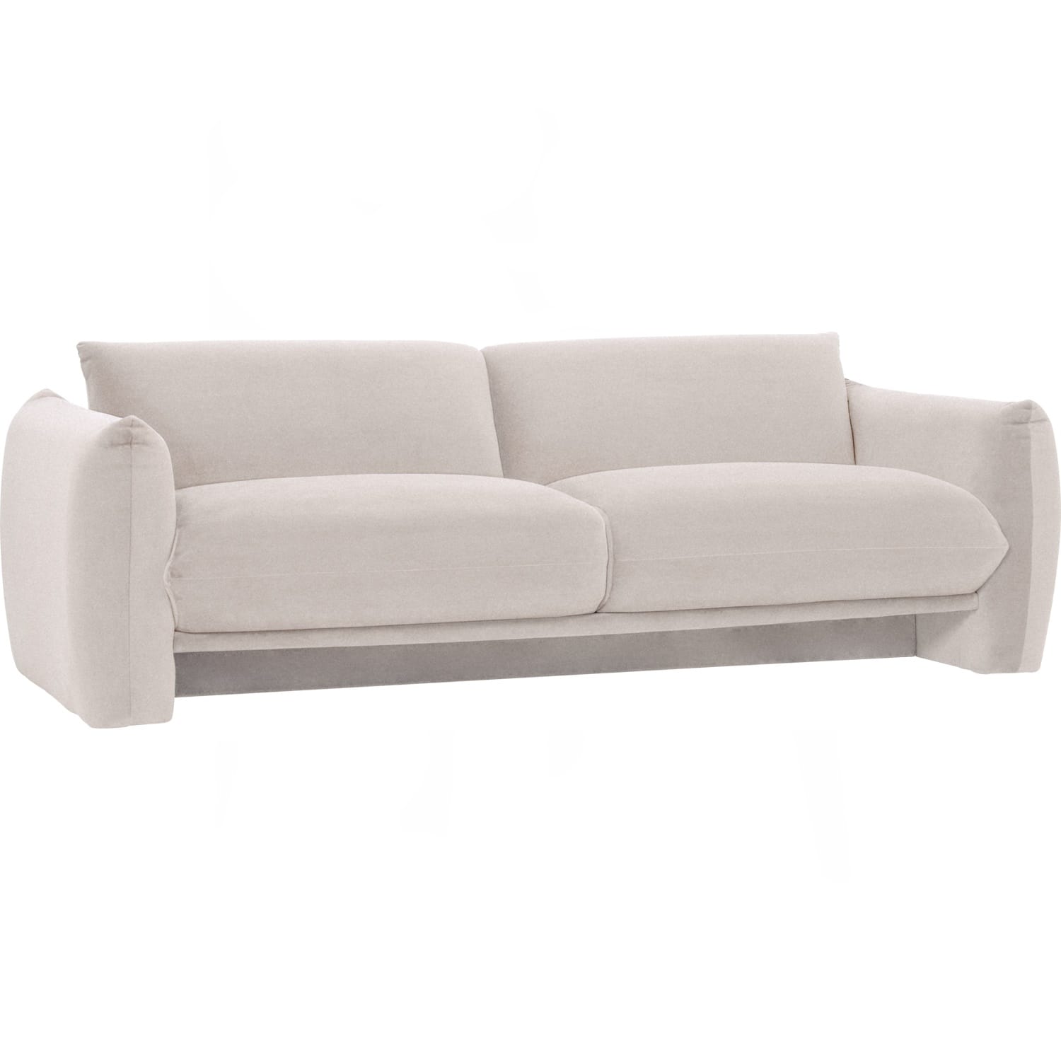 Scandinavian Holden Three Seater Sofa in Grey Mist Finish Pet Friendly