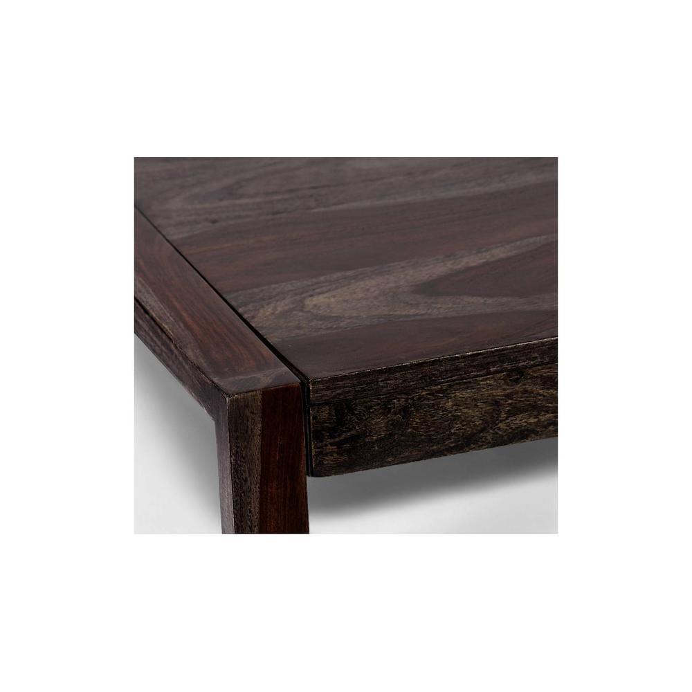 Hamstreet Sheesham Wood Coffee Table In Mahogany Finish