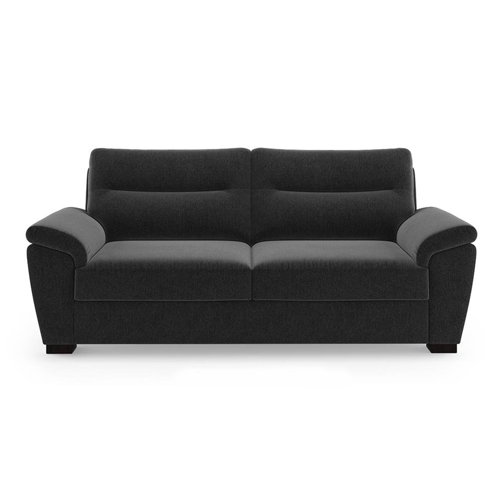 Adelaide Premium 3 Seater Fabric Sofa in Pebble Grey Colour