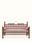 Upholstered Teak Wood Sankheda 2-seater Sofa