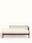 Honey Finish Upholstered Sheesham Wood Daybed