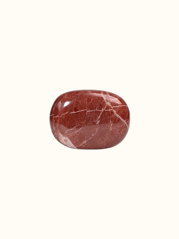 Gemstone Red Jasper Palm Healing Stone