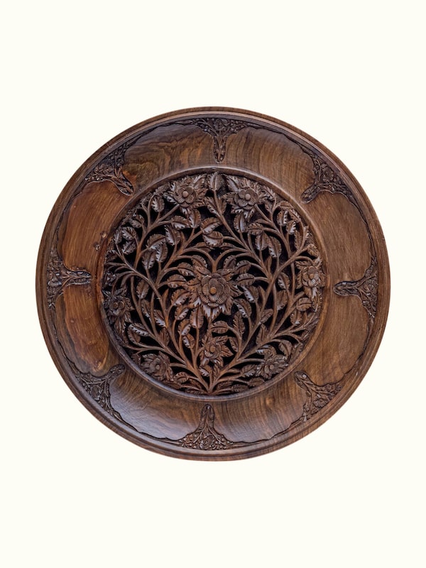 Gulistan Walnut Wood Display Plate