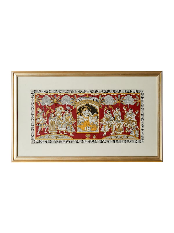 Ganesh Vandana Musicians Phad Painting