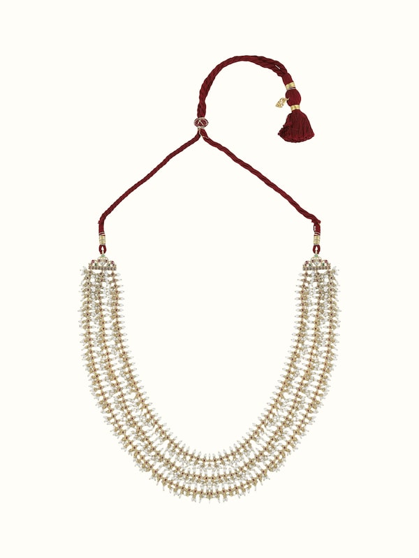 Guttapusalu Silver Collar Necklace