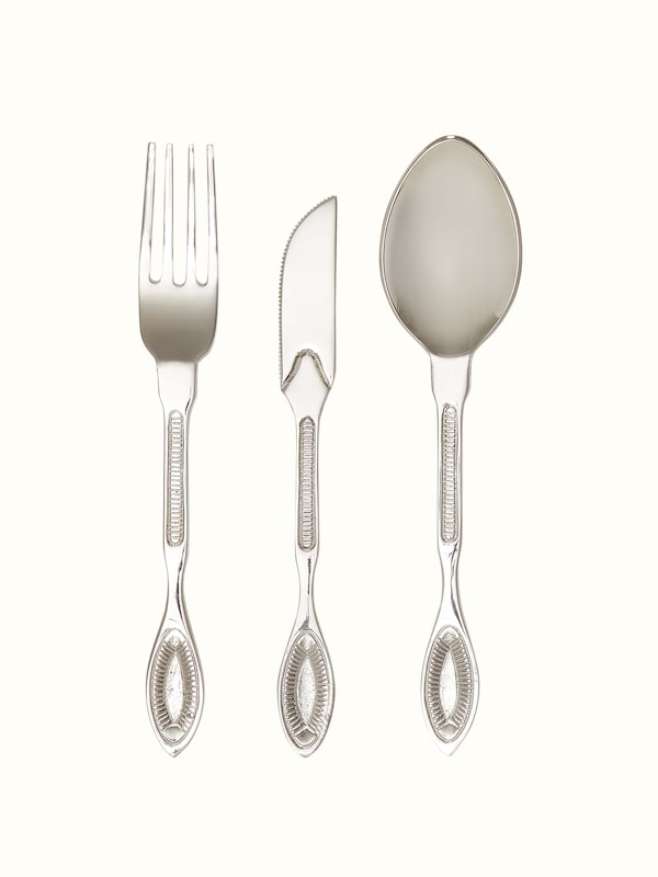 Nakkashi Brass Cutlery Set (3 Pcs)
