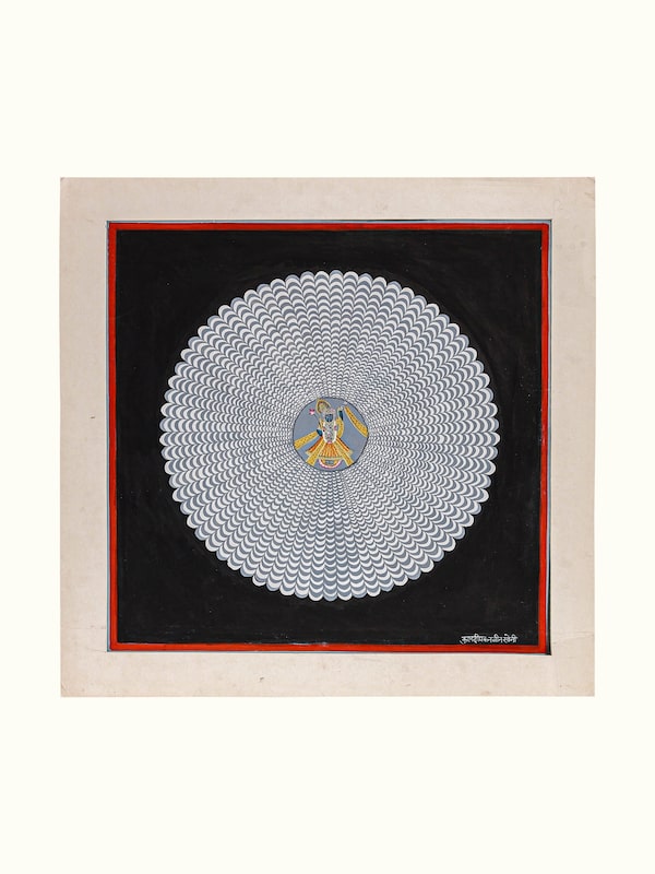 Shrinathji Ora Illusion Pichwai Painting