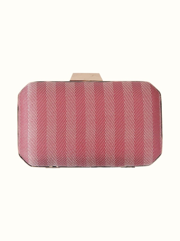 Maroon Banarasi Silk Clutch