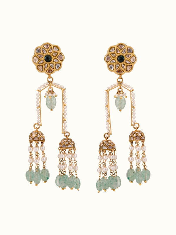 Thappa 22 Karat Gold Drop Earrings
