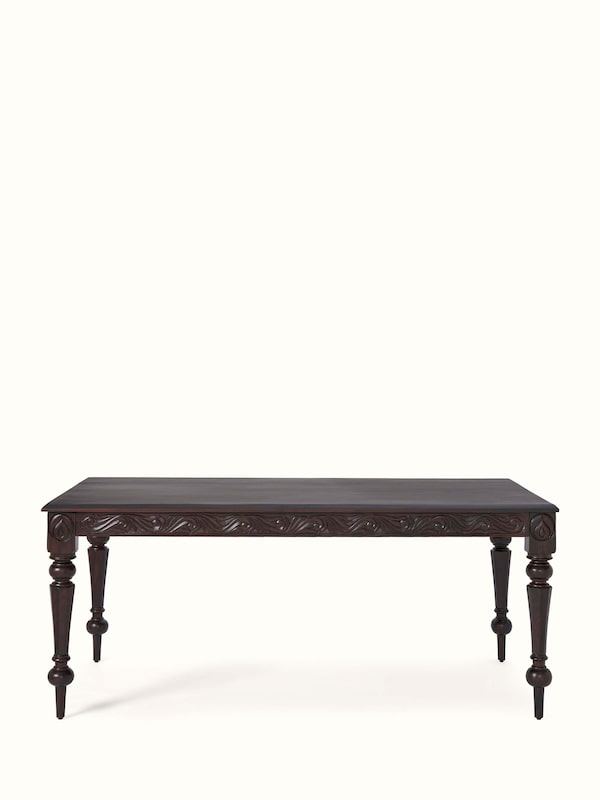 Carved Rosewood 6-seater Dining Table