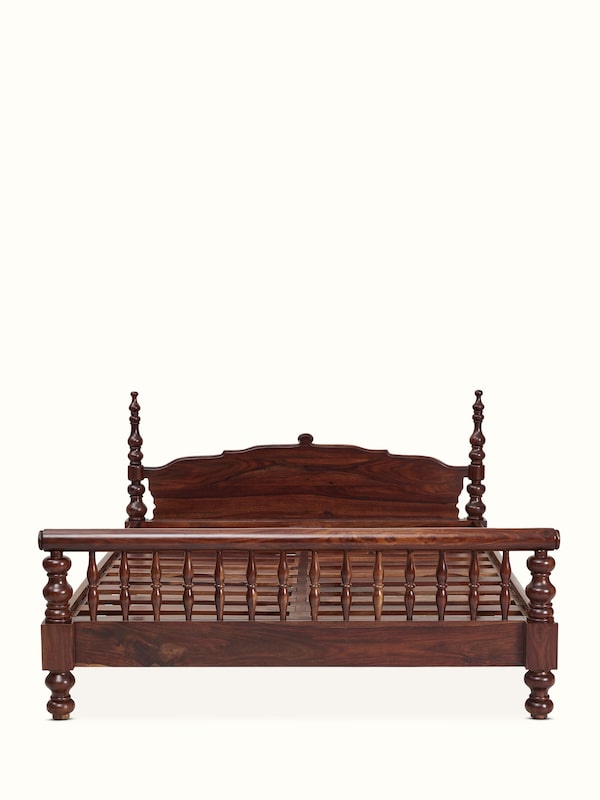 Sheesham Wood Queen-size Bed