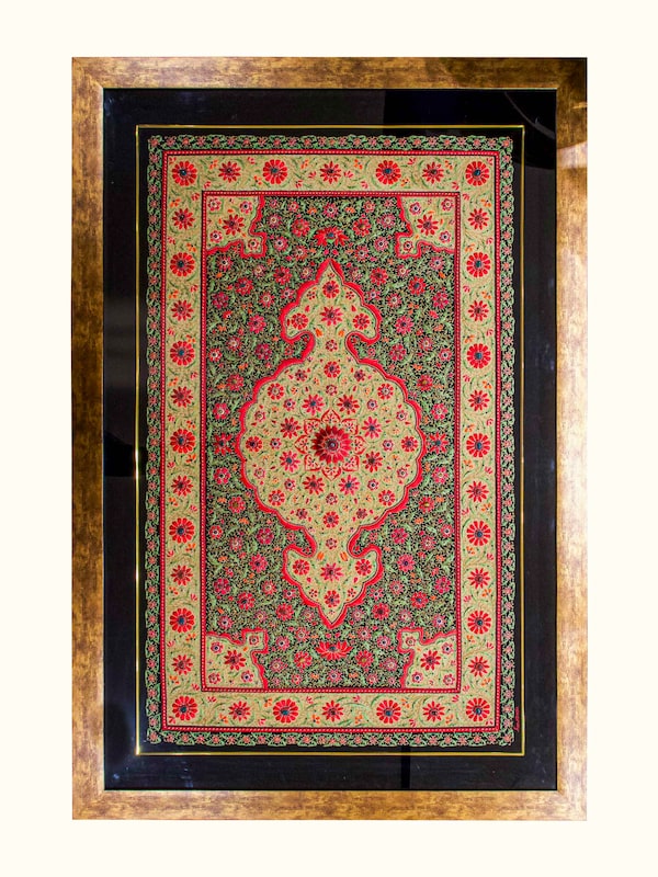 Jeweled Carpet Zardozi Wall Hanging