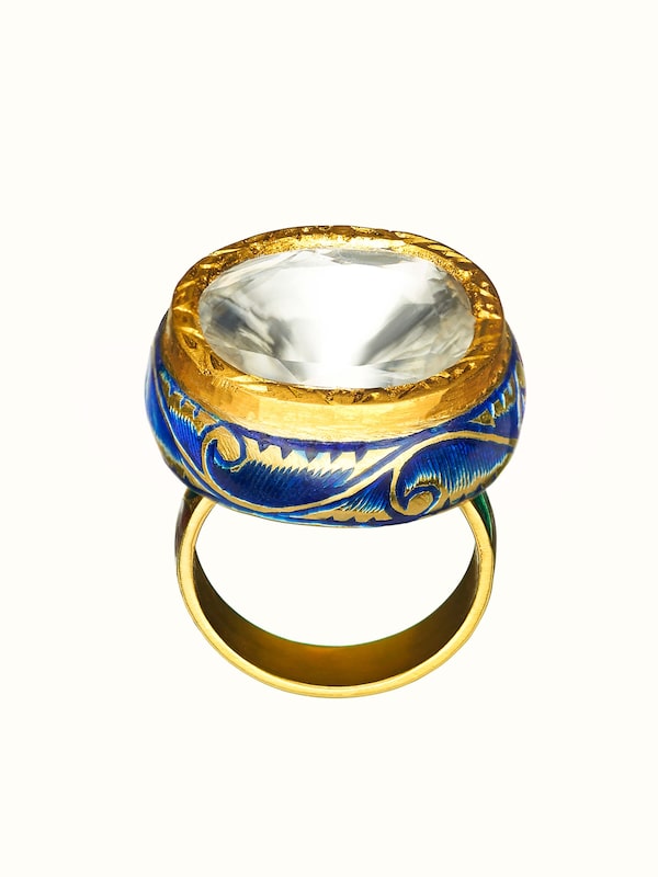 Jadau 18 Karat Gold Ring