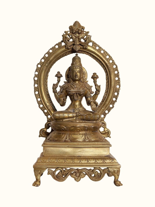 Bronze Cast Lakshmi Idol