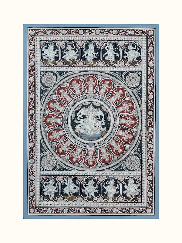 Ganesha Pattachitra Painting