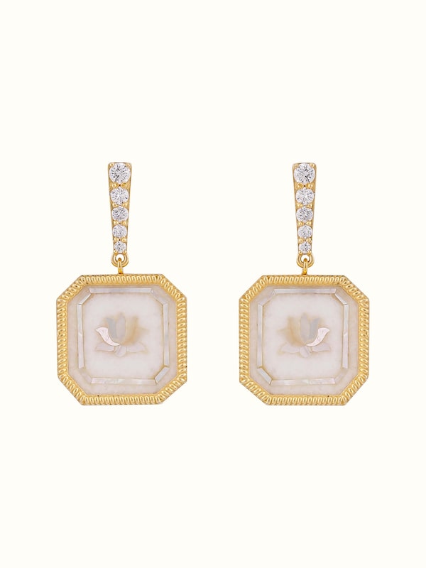 Parchinkari Silver Drop Earrings