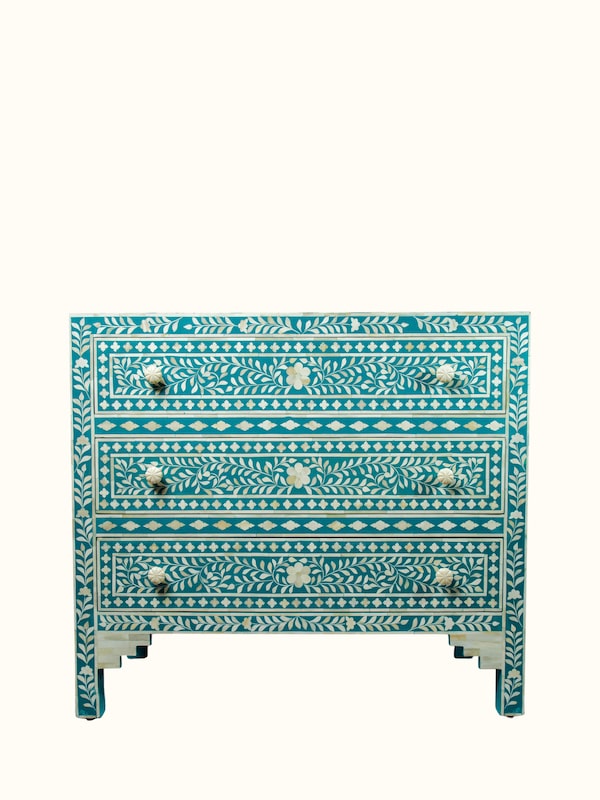 Bone Inlay Chest of Drawers