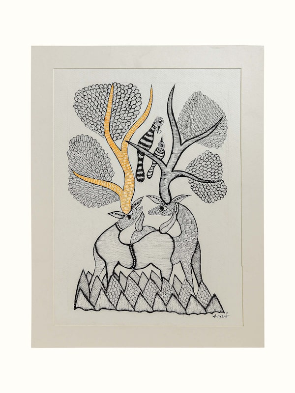 Forest Serenity Gond Art