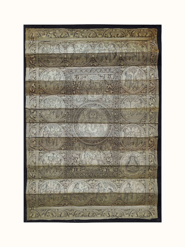 Ganesh Palm Leaf Engraving