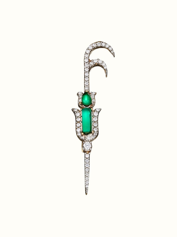 Silver Smithing Yellow Gold Brooch Pin