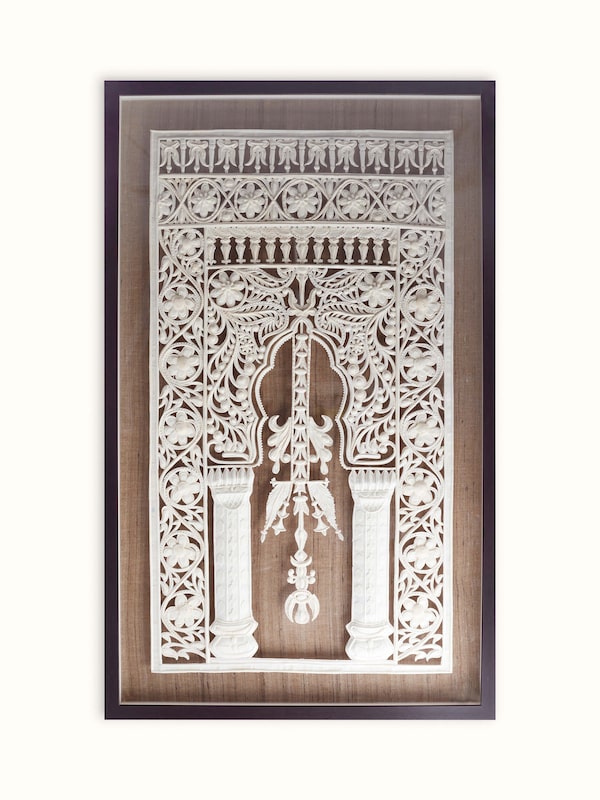 Sholapith Jharokha Wall Hanging