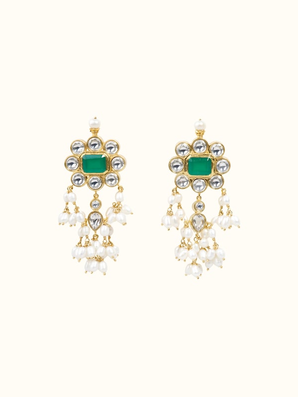 Guttapusalu Silver Drop Earrings